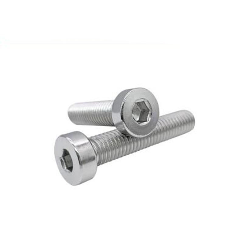 Stainless steel hex socket thin screw