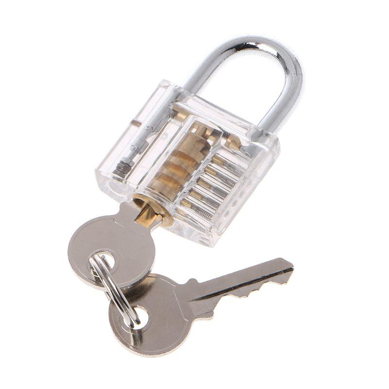 Transparent Cutaway Locks Inside