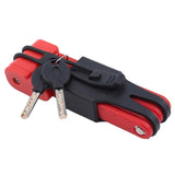 Folding Bicycle Lock Steel Portable Bike Lock