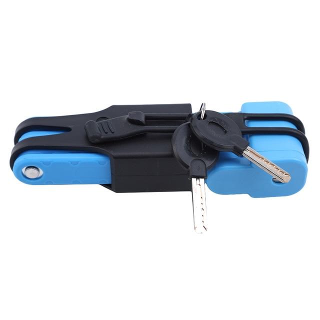 Folding Bicycle Lock Steel Portable Bike Lock