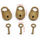 Mini Archaize Padlocks Key Lock